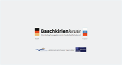 Desktop Screenshot of baschkirienheute.de